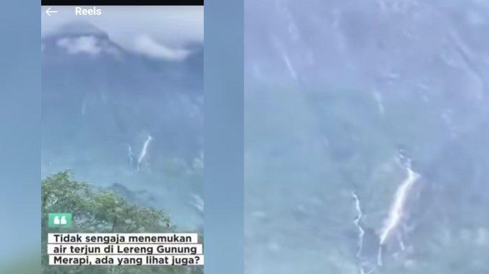 Viral Gunung Merapi Muncul Air Terjun di Spot Berbahaya, Ini Penjelasan TNGM