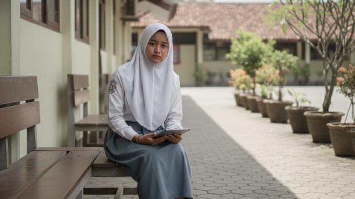 SISWI SMA- ILUSTRASI seorang siswi kelas X dilarang mengikuti Ujian Tengah Semester (UTS) hanya karena belum membayar uang komite sebesar Rp40 ribu per bulan. 