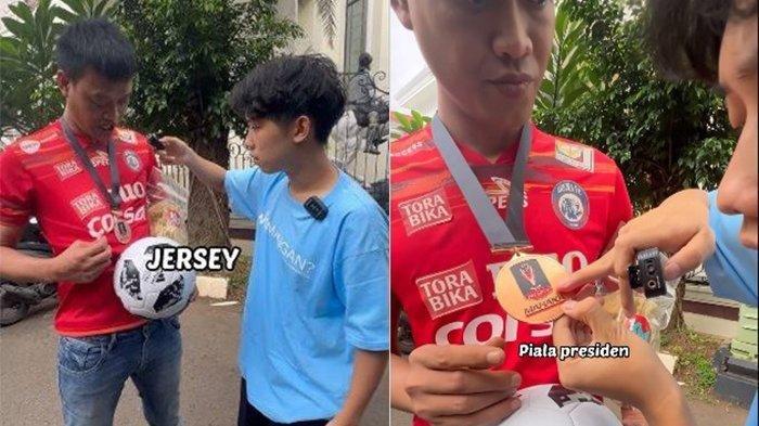 Jersey, Medali dan Keripik Kurnia Meiga Diborong TikToker Willie Salim, Total 20 Juta