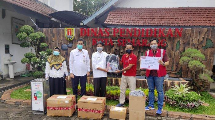 LazisMU Salurkan Bantuan Pendidikan dari Donasi Konsumen Alfamart di Kota Semarang