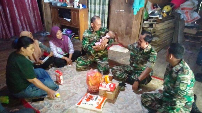 Danramil Berikan Bantuan Anak Stunting di Wilayah Koramil 12/Mranggen