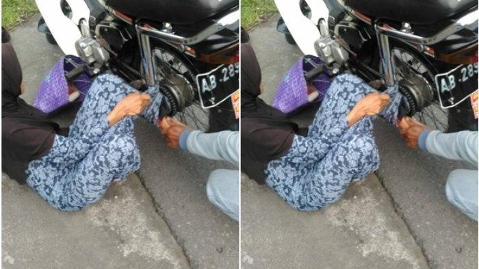 Kecelakaan Maut di Kulonprogo, Suami Tewas Setelah Pakaian Istri Nyangkut di Rantai Sepeda Motor