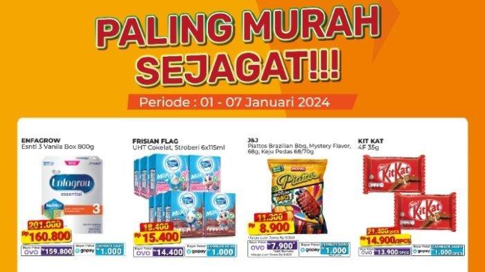 KATALOG Promo Makanan Ringan di Alfamart Besok 15 Januari 2024, 2 Kitkat Rp14.900 2 Piattos Rp17.600