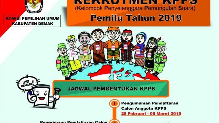 KPU Demak Butuh 25.305 Anggota KPPS, Mau Mendaftar? Cek di Sini Persyaratannya