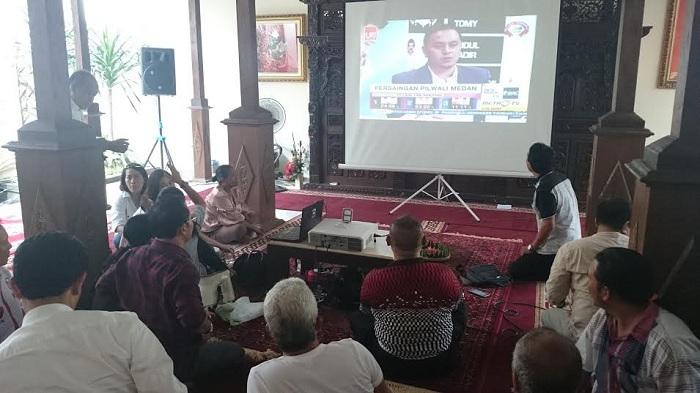 Pendukung Hendi: Hore Pak Hendi Walikota, Unggul 48,96 Persen