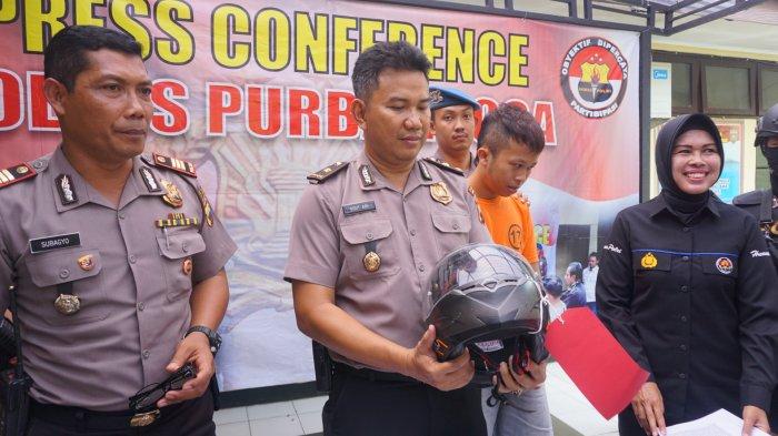 Residivis di Purbalingga Ini Kembali Ditangkap, Dulu Maling di Perusahaan Bulu Mata Kini Curi Helm