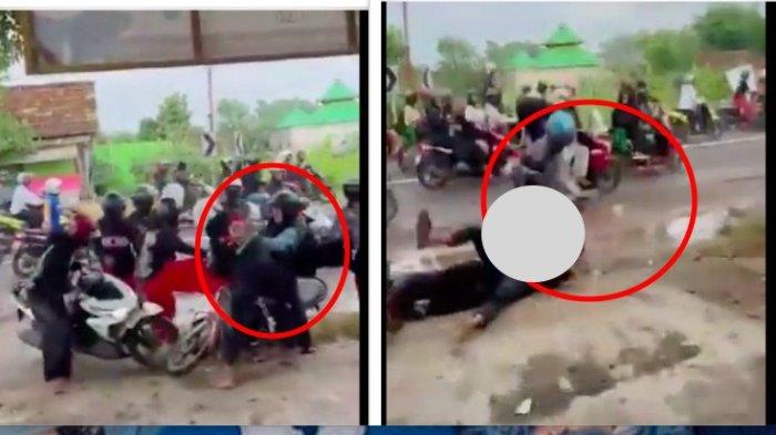 Viral Video Oknum Anggota Perguruan Silat di Tuban Aniaya Pemotor, 1 Wanita Jadi Korban Pengeroyokan
