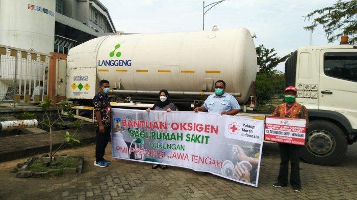 Daftar Rumah Sakit di Jateng yang Baru Dipasok Oksigen Oleh PMI, RSUD Wongsonegoro Dapat 3 Ton