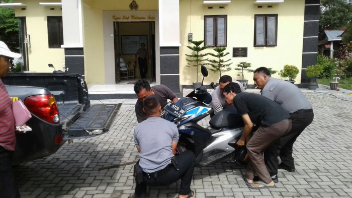 Ternyata Motor yang Dicuri Ada Remote-nya, Maling Kebingungan Saat Mati Mesin