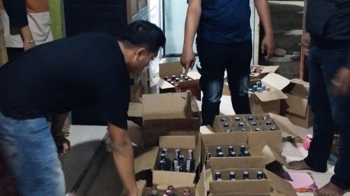 Polres Kudus Razia Minuman Keras Jelang Tahun Baru 2024: 230 Botol Berbagai Merek Disita