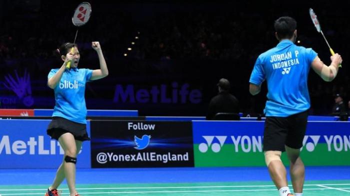 Luar Biasa! Tertinggal 16-21, Praven Jordan/Debby Susanto Mampu Menang 22-20 di Set Penentuan