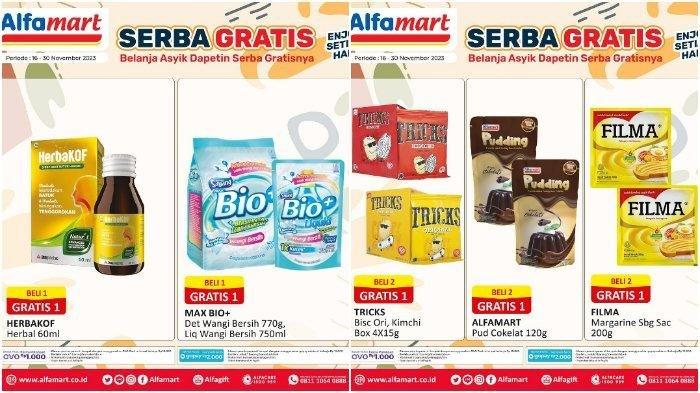 KATALOG Alfamart Hari Ini 22 November 2023: IRIT, 2 Lemonilo Hanya Rp8.900, ABC Sambal Rp12.500