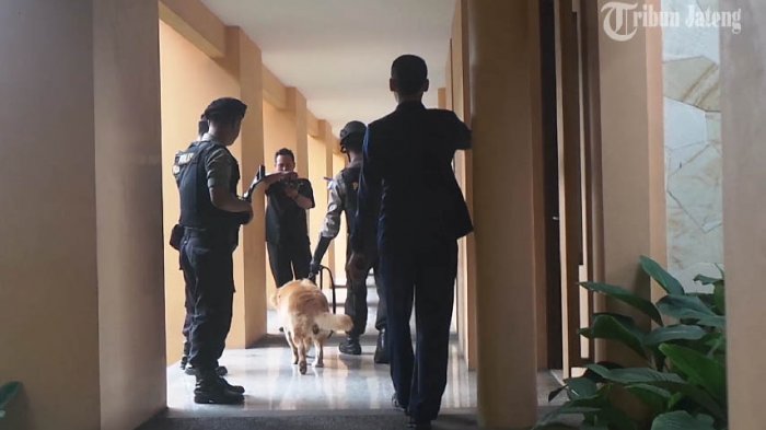 VIDEO Begini Sabhara Polres Salatiga Sterilisasi Hotel Jelang Tahun Baru