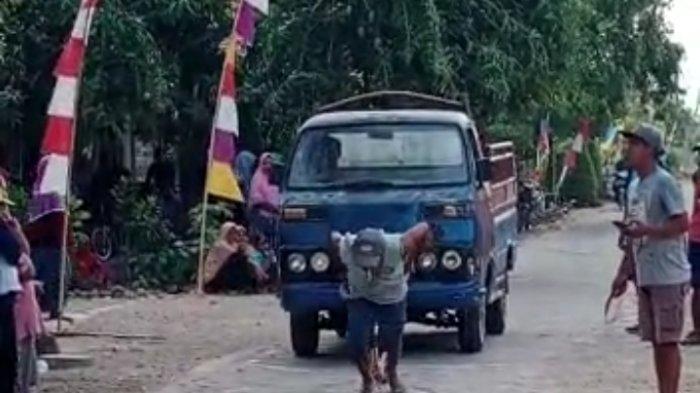 Unik, Lomba Manusia Terkuat Ala Warga Pelem Blora, Peserta Tak Hanya Lelaki Tapi Juga Emak-emak