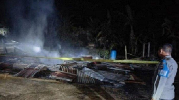 Ditinggal ke Tempat Mertua, Rumah Warga Ini Hangus Terbakar hingga Rata dengan Tanah