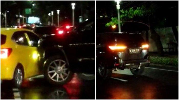 Viral Pengendara Fortuner Arogan Tabrak dan Rusak Taksi Online Gunakan Airsoft Gun dan Samurai