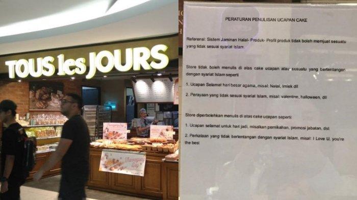 Viral Toko Roti Tous Les Jours Larang Buat Tulisan Natal dan Imlek, Ini Klarifikasinya