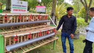 BANTUAN-KANDANG-Alim-Syahroni-baju-hitam-saat-melihat-kandang.jpg