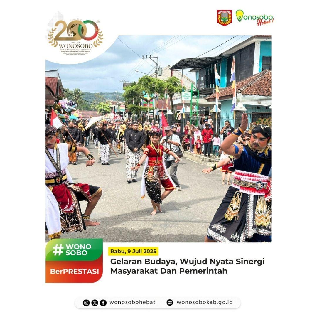 Gelar Budaya Hari Jadi Kabupaten Wonosobo Wujud Nyata Sinergi Masyarakat Dan Pemerintah