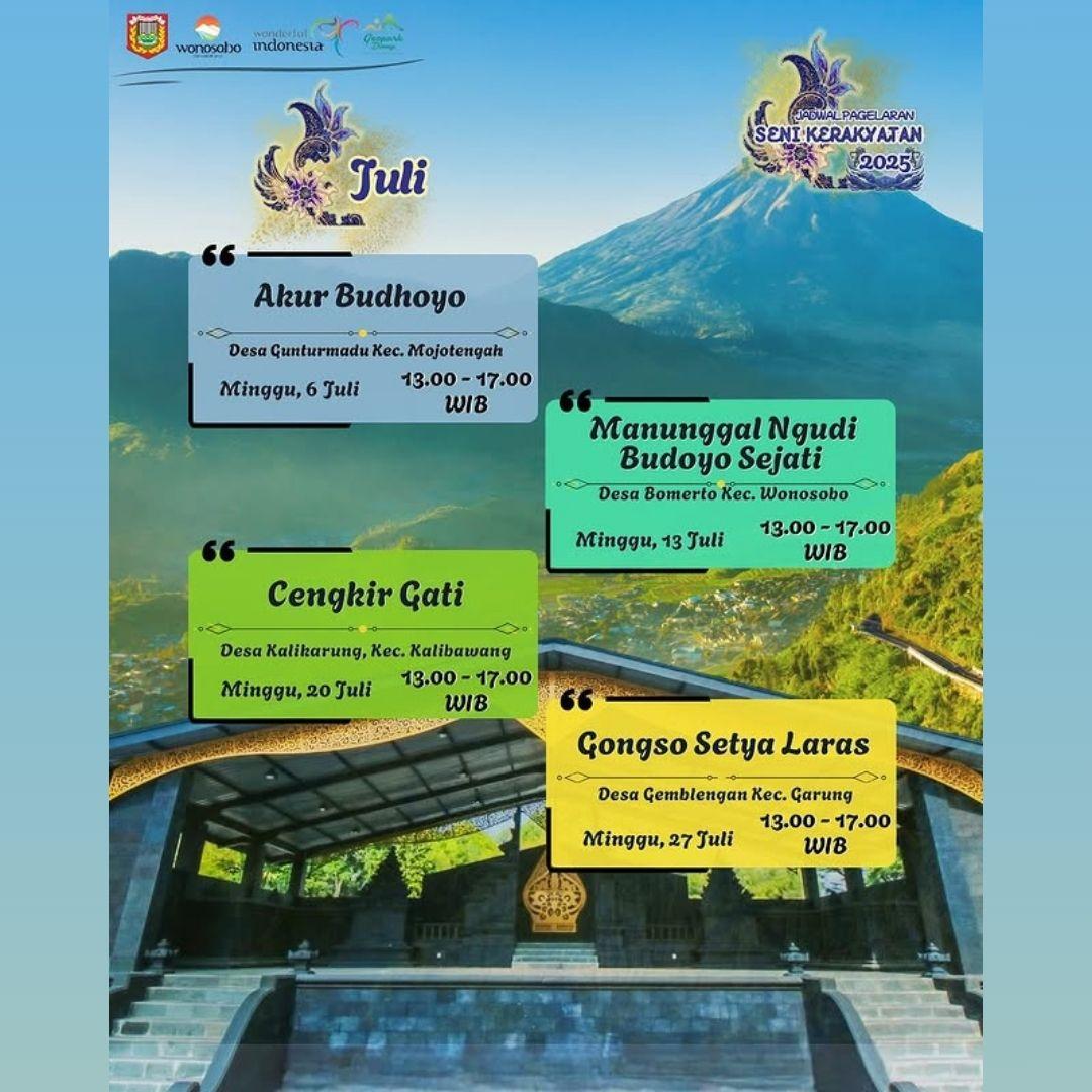 Pagelaran Seni Kerakyatan Bulan Juli 2025
