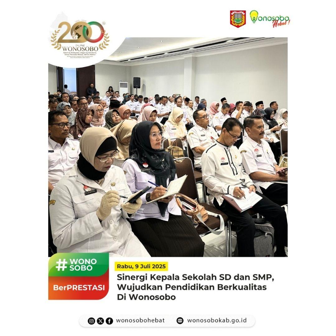 Sambut Tahun Ajaran Baru 2025/2026, Kepala Sekolah Wonosobo Mantap Bersinergi!