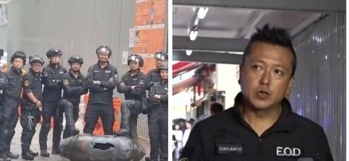 Sosok Suryanto Chin-Chiu Polisi Hongkong Viral Jinakkan Bom Sisa Perang Dunia II, Keturunan Jawa?