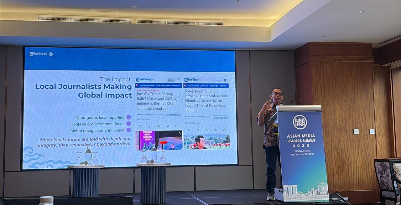 CEO Tribun Network Dahlan Dahi Jadi Pembicara dalam WAN-IFRA AMLS di Singapura: Ini yang Dibahas