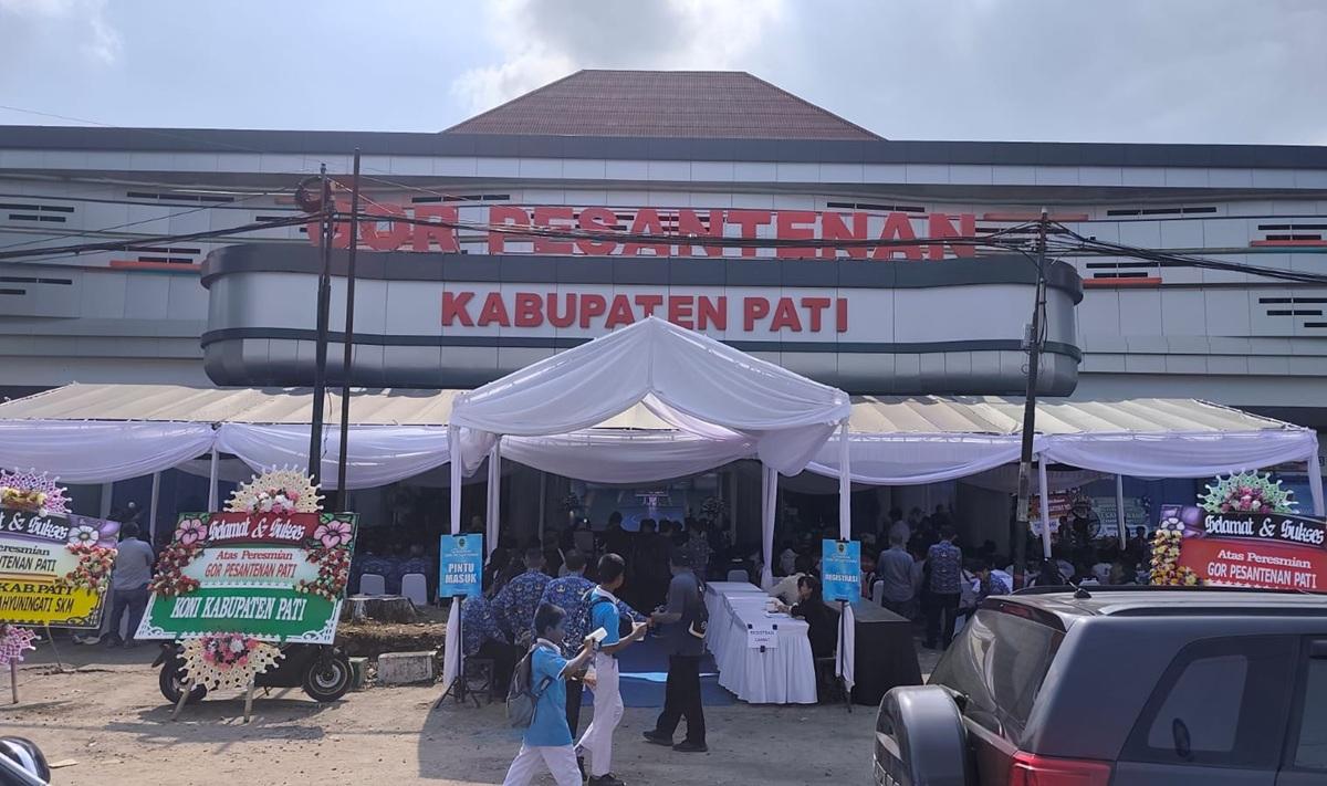 Resmi Wajah Baru GOR Pesantenan, Bupati Sudewo: Ini Langkah Awal Kebangkitan Prestasi Olahraga Pati