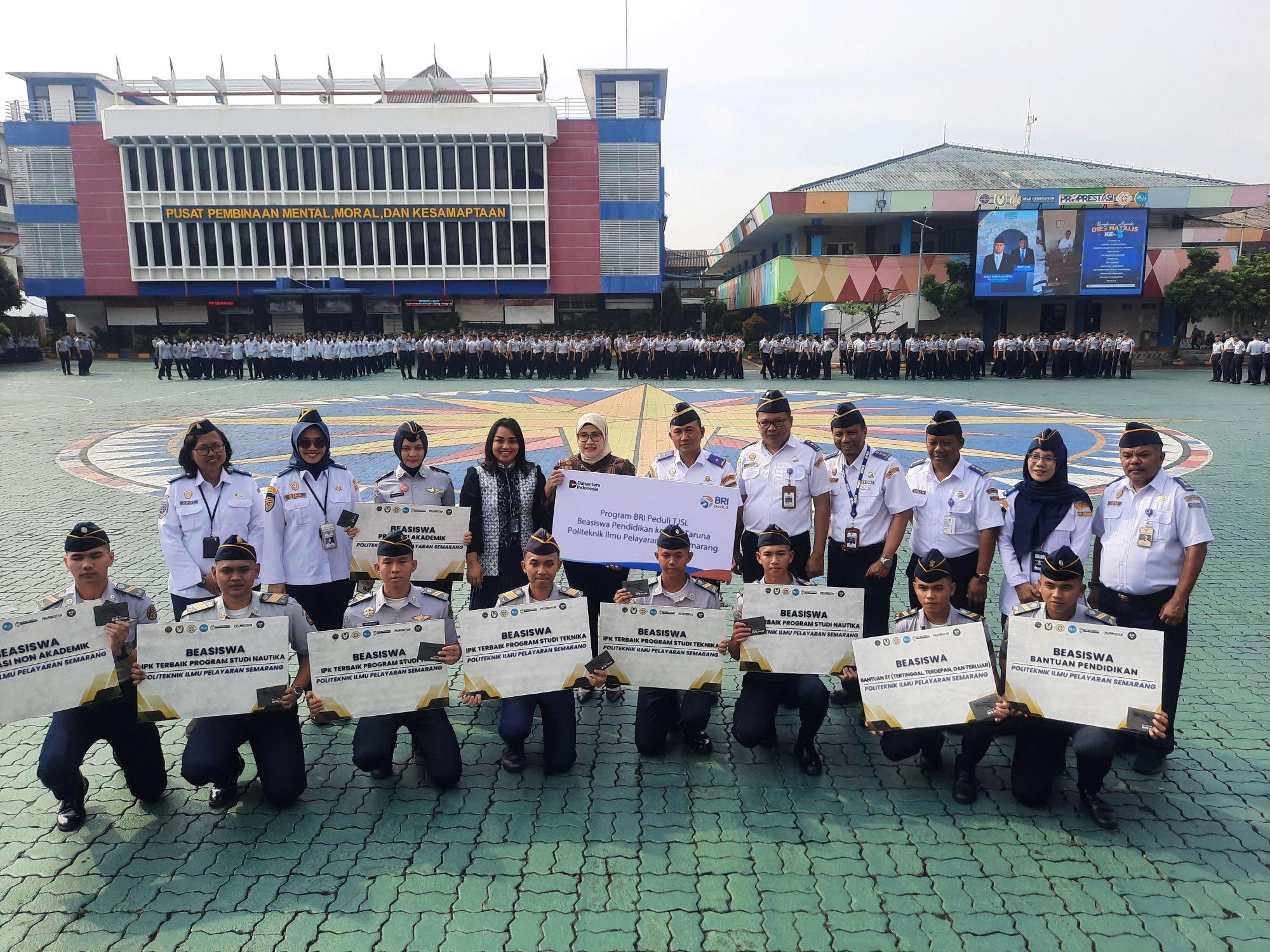 BRI Berikan Bantuan Pendidikan Rp 500 Juta untuk 200 Taruna PIP Semarang
