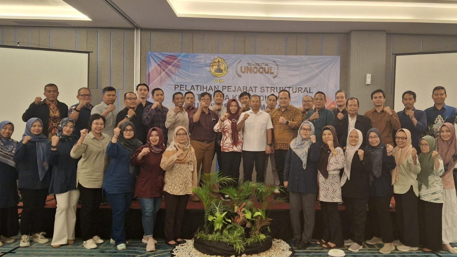 Universitas Semarang Selenggarakan Pelatihan bagi Pejabat Struktural Tenaga Kependidikan