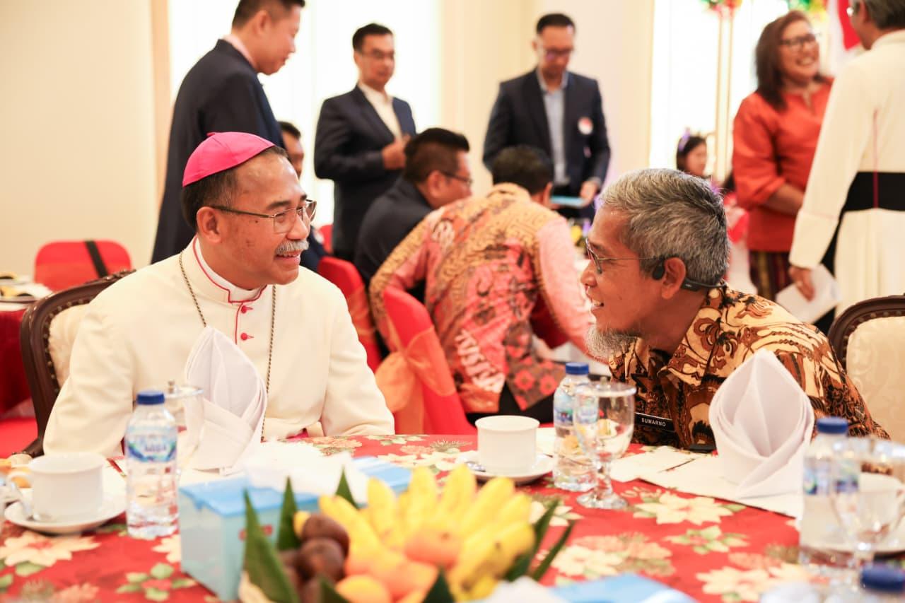 Silaturahmi Natal, Sekda Jateng Ajak Umat Tingkatkan Kepedulian Lingkungan