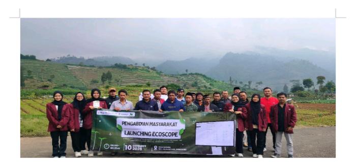 Mahasiswa Tel-U Purwokerto Gagas ECOSCOPE untuk Dukung Keputusan Pertanian Berbasis Data di Kejajar