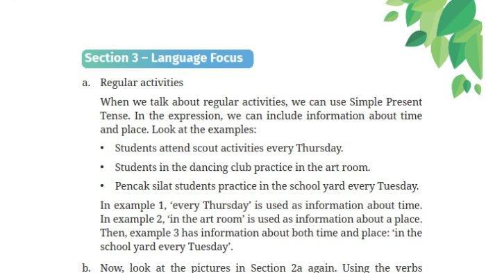 Kunci Jawaban Bahasa Inggris Kelas 7 Halaman 223, Kurikulum Merdeka: Extracurricular Activities