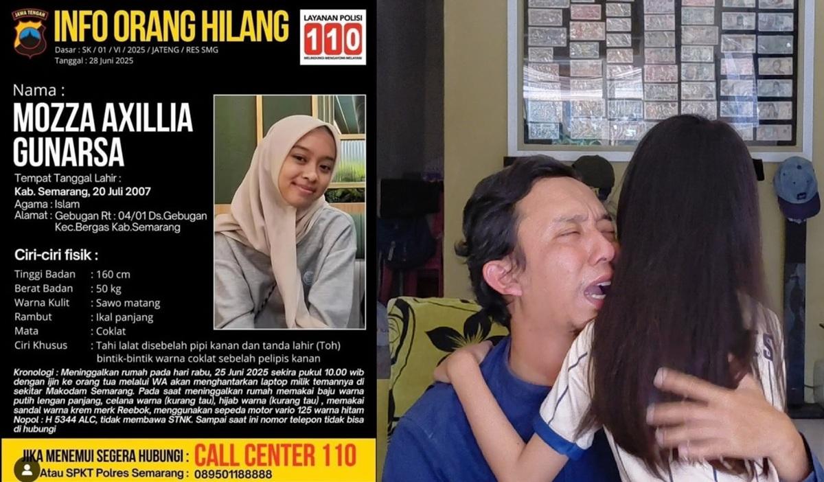1 Tahun Hilang, Mozza Gadis Semarang Tak Tahu Sudah Diterima di Universitas Impiannya - Tribunjateng.com