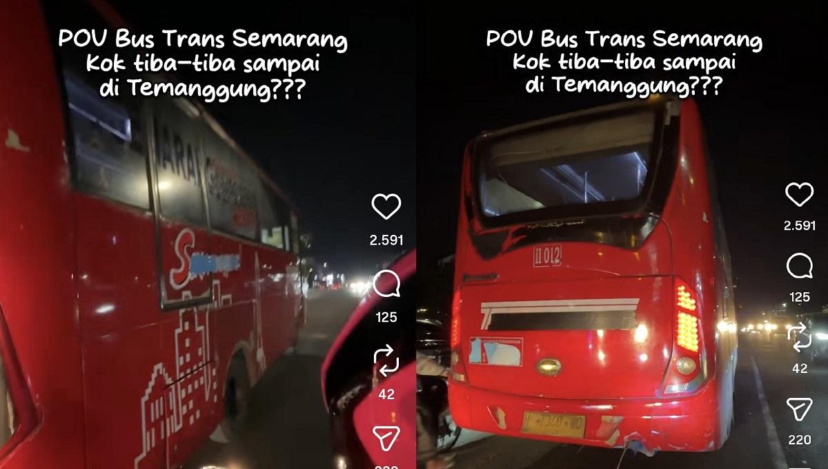 Identitas Belum Dicopot, Eks Bus Trans Semarang yang Viral di Temanggung Ternyata Sudah Dijual - Tribunjateng.com