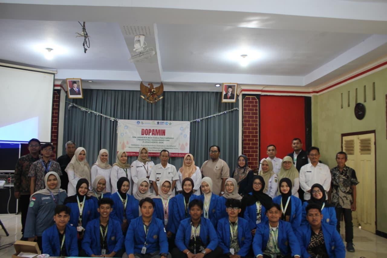 Peluncuran PPK Ormawa BEM Farmasi UMP Purwokerto, Wujudkan Desa Kalisalak Sehat - Tribunjateng.com