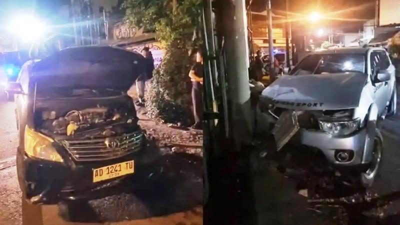 Pajero Ngeblong Lampu Merah Tabrak Innova di Simpang Gemblegan Solo, Begini Kronologinya - Tribunjateng.com