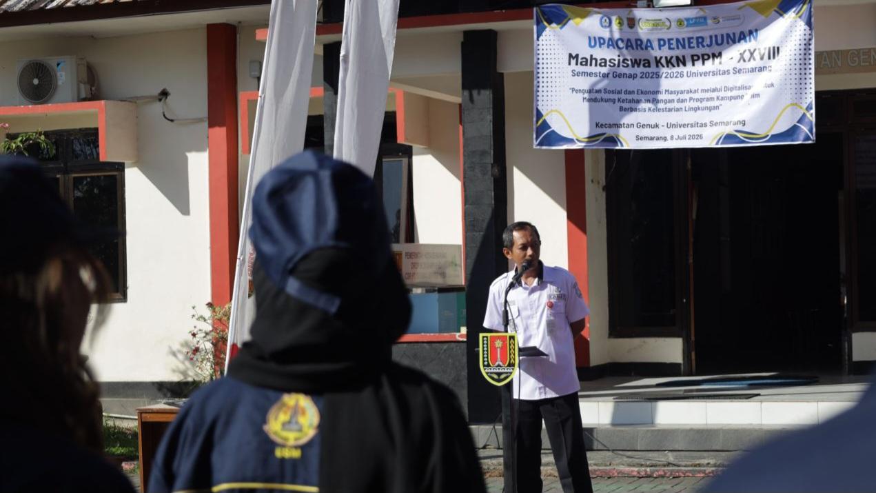 KKN PPM USM di Kec Genuk Kota Semarang Fokus Ketahanan Pangan, Lingkungan, dan Pengembangan UMKM - Tribunjateng.com