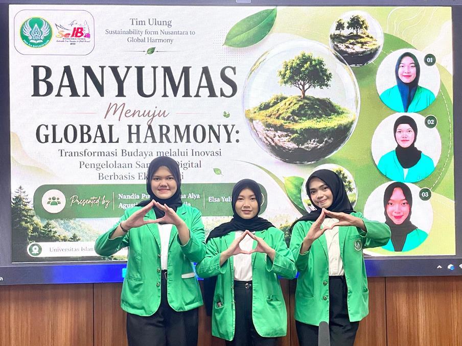 Tim Ulung UIN Saizu Tawarkan Inovasi Pengelolaan Sampah Digital di Forum Internasional - Tribunjateng.com
