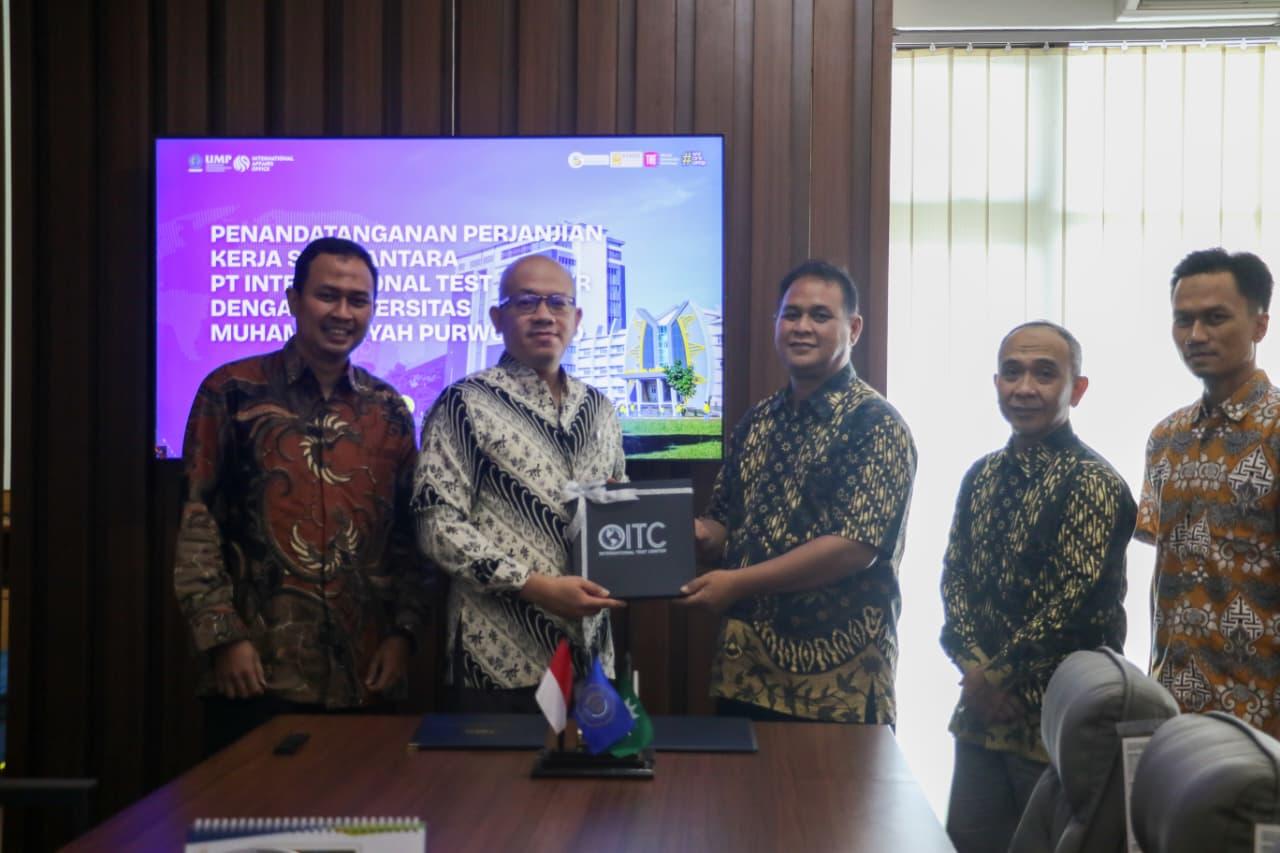 UMP Purwokerto Jalin Kerja Sama Perkuat Layanan Bahasa Inggris TOEIC - Tribunjateng.com