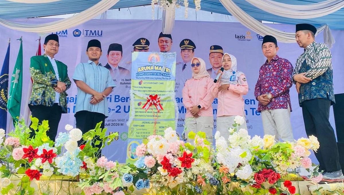 Bupati Ischak Promosikan Program Sadesa saat Menghadiri Milad ke-2 Tegal Muhammadiyah University - Tribunjateng.com