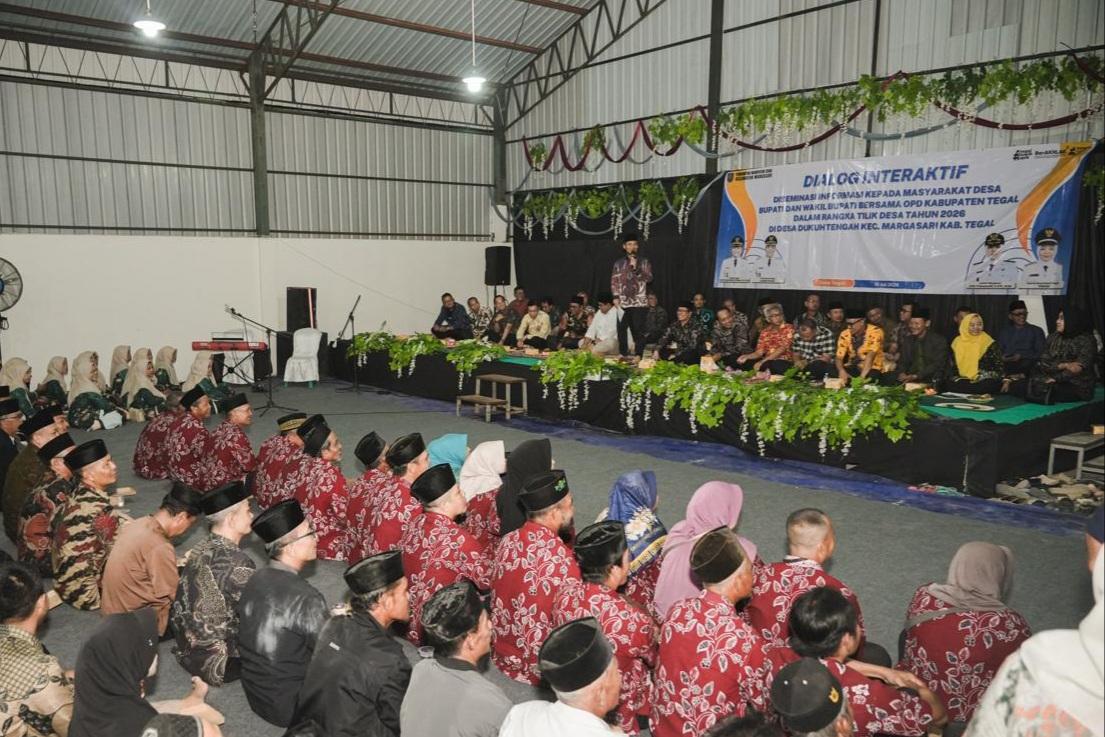 Bupati Tilik Desa 2026, Warga Dukuh Tengah Sampaikan Aspirasi Langsung kepada Pemkab Tegal - Tribunjateng.com
