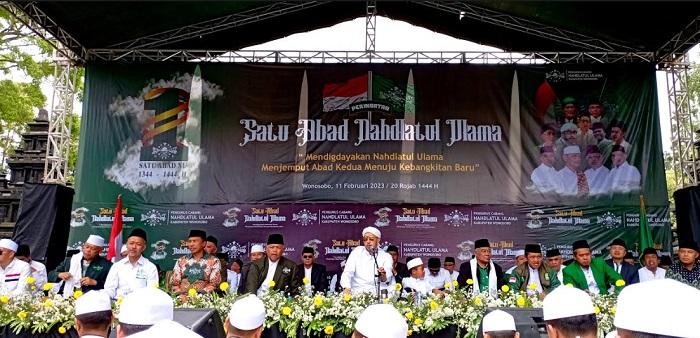 Puncak Peringatan Harlah 1 Abad NU di Wonosobo, Ratusan Ribu Nahdliyyin Berkumpul di Alun-alun