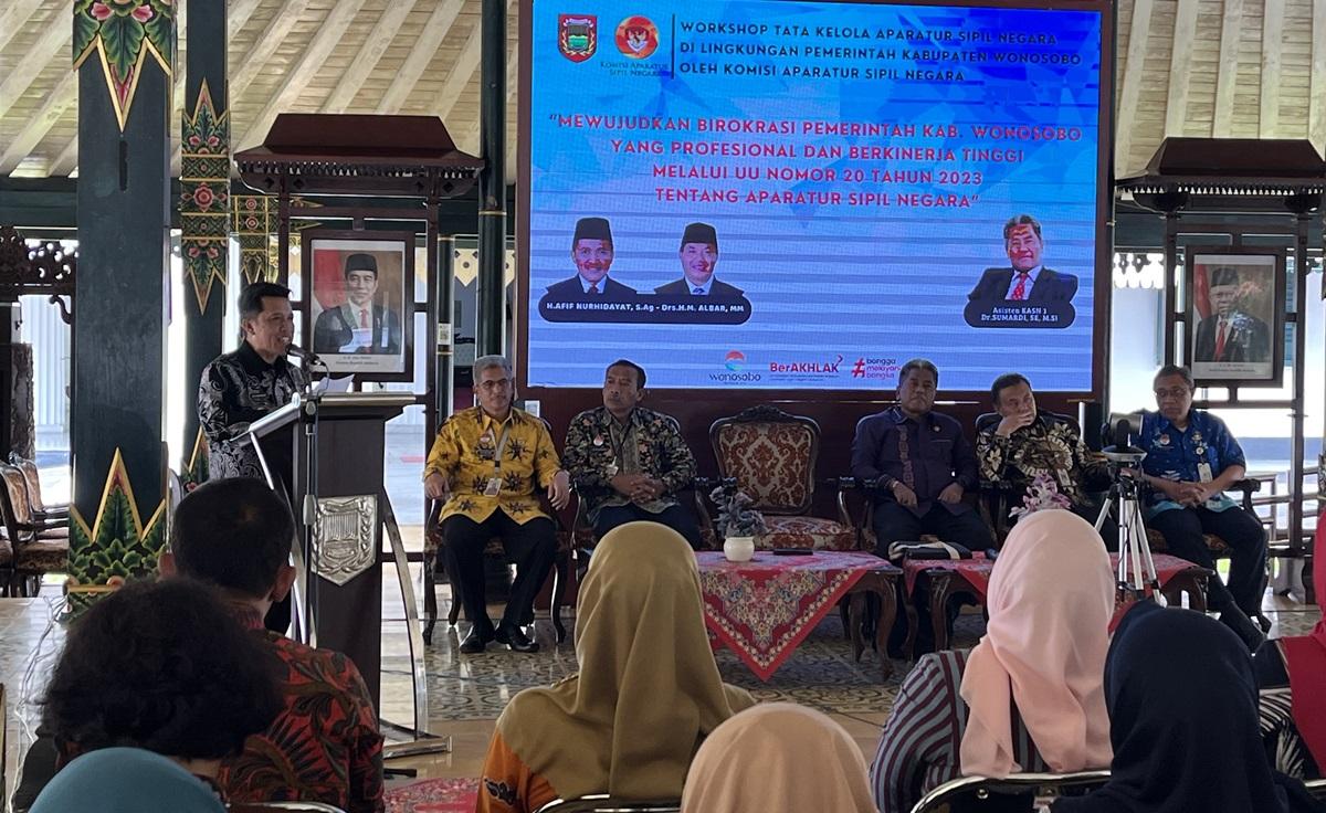 Bupati Wonosobo Optimalisasi Hasil Kerja ASN Melalui Pengelolaan Manajemen yang Baik