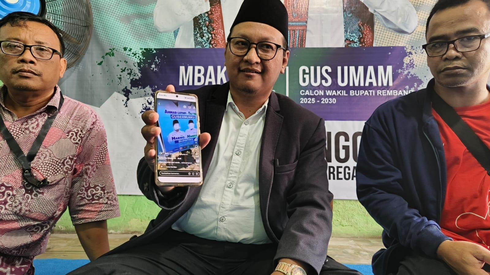 Vandalisme di Baliho Pilbup Rembang, Divisi Hukum Vivit-Umam: Kami Juga Dirugikan