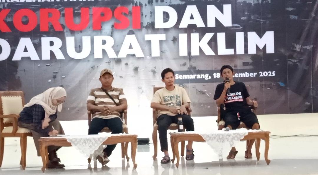 Tergugah Bencana Sumatera, Warga Jateng Obrolkan Kaitan antara Korupsi dan Darurat Iklim