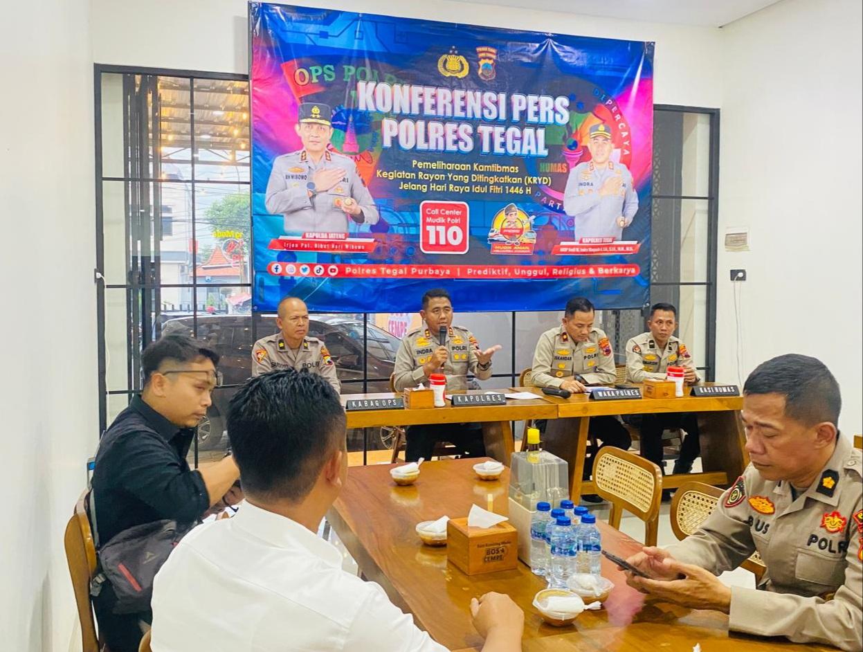 Polres Tegal Gencarkan KRYD Jelang Lebaran, Bongkar Kasus Narkoba, Miras, Asusila Sampai Petasan