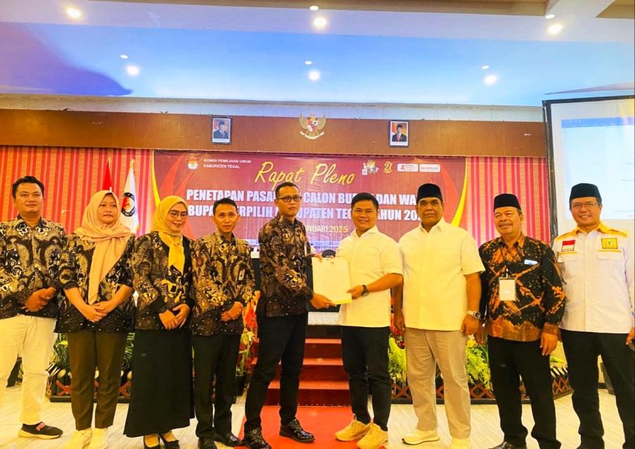 Video Sah, Ischak-Kholid Ditetapkan Sebagai Bupati dan Wakil Bupati Tegal Terpilih