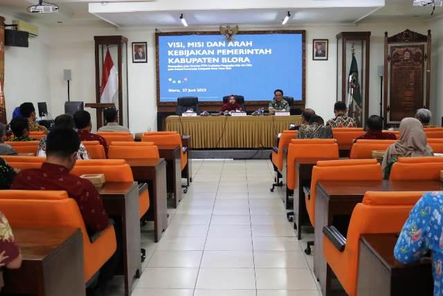 Seluruh OPD Blora Diminta Perhatikan Capaian Indikator Kinerja
