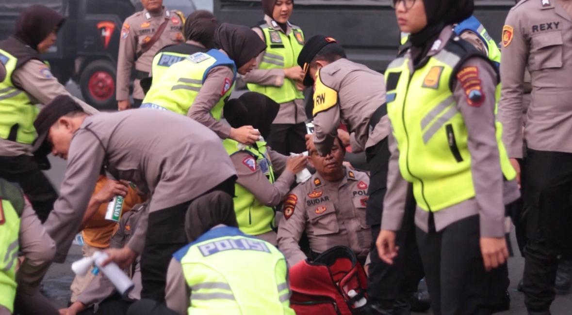 Wartawan dan Polisi hingga Mahasiswa Juga Jadi Korban Dalam Demo Ricuh di Purwokerto